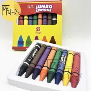 FNTA Jumbo Crayons 8 Colors Art Stationery