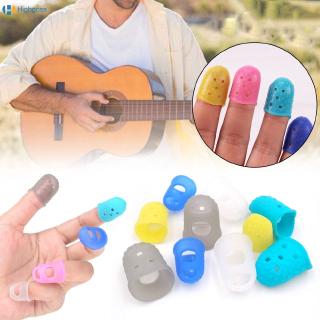 * Guitar finger set Silicone left hand finger protector Beginner's practice（Random Color） (HG)