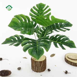 COD-1Pc Monstera Office Home Artificial Plant High Simulation Fake Foliage Leaf (2)