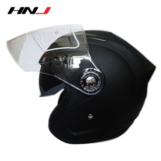 HNJ half face helmet motor helmets dual visor motors motorcycle motors double visors cod L size