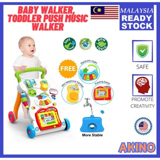 Baby Walker, Toddler Push Music Walker, education learning toys
