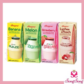 [BINGGRAE] Korea Flavored Milk 200ml