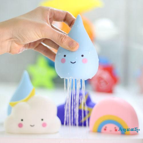 ♟1pc Viny Baby Bath Toys Kids Bathroom Play Water
