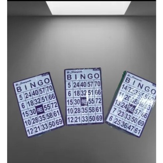 bingo cards 100pcs SAMPAGUITA hard paper heavy duty