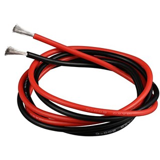 AWG Silicone Wire SR Wire Flexible Stranded Copper Electrical Cables black and red