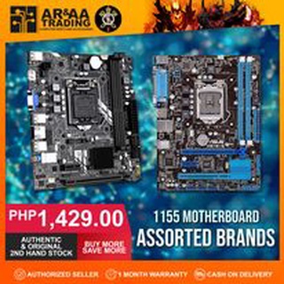 Motherboard 1155 Intel 2nd gen assorted brands