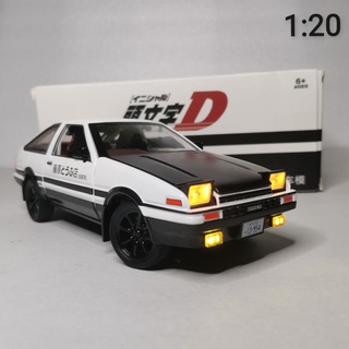 1:32 and 1:20 Toyota AE86 Trueno - Initial D Toy Car Metal Alloy Diecast Model with Box