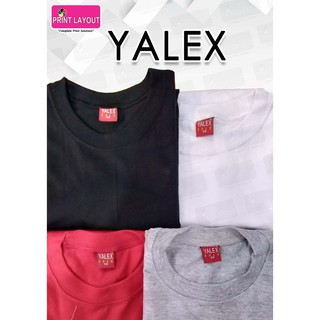 Yalex Plain Round Neck T-Shirt CVC Unisex