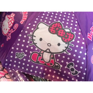 HK automatic umbrella （open/close） hello kitty pink black (1)