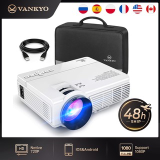 【Original Product】VANKYO Leisure 3 Mini Projector Supported 1920*1080P 170'' Portable Projector For