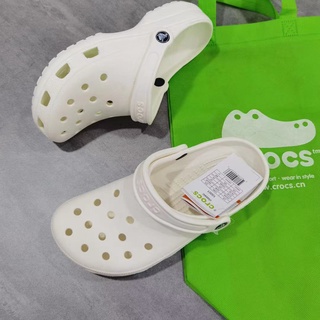 Genuine 100% Crocs couple sandals solid color official crocs sandals for men and women slippers