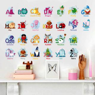 YYDD Children's Puzzle Early Education Wall Sticker Letter Wallpaper