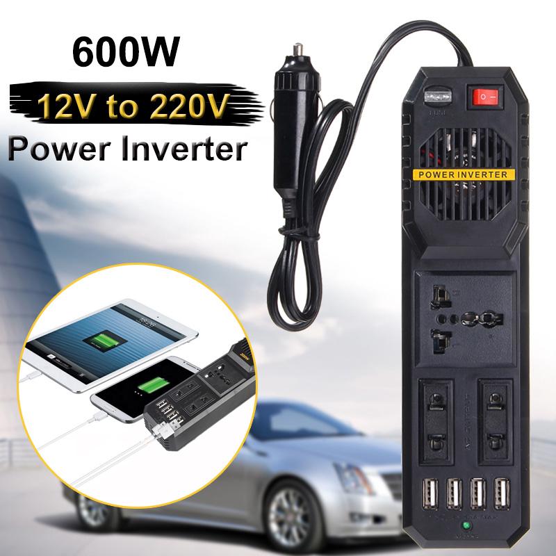 ❤ 200W Car Power Inverter DC 12V to 220V AC Converter 5V