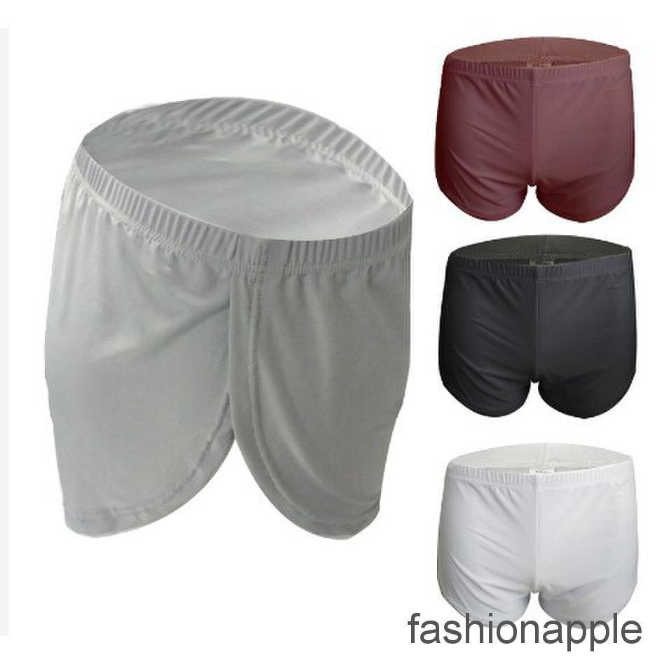 FAPH Men Split Short Home Shorts Clothes Underwear Boxer (1)