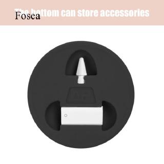 Fosea Soft Silicone Pencil Charging Storage Dock Stand Holder with Cap Saver Holder for Apple Pencil Touchscreen Stylus Pen