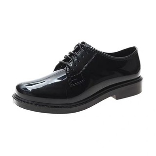 【spot goods】◐♝SECURITY SHOES BLACK FOR MEN's Black Security Guard Shoes
