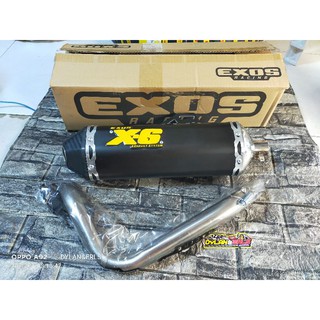 EXOS X6 PIPE FOR HONDA CLICK V1 125/150