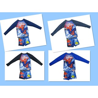 COD Kid' rush guard swimsuit for kids boys beach holiday cloth #spiderman#darkknight