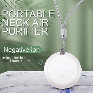 Personal Wearable Air Purifier Mini Portable Air Freshner White