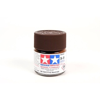 【Ready Stock】♦▽☇Tamiya: X-9 Brown Acrylic Gloss Paint 10ml