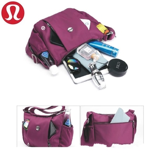 Lululemon Waterproof Shoulder Bag Fashion All-match Diagonal Backpack Satchel (3)