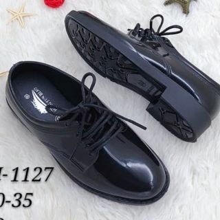 Black school shoes for boys