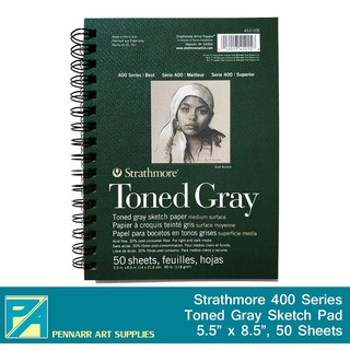 sketch books∈[SALE!] Strathmore Toned Gray Sketch Pad (5.5" x 8.5") 400 Series, 412-105