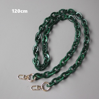 DDCCGGFASHION Colorful Chain Vintage Chain Detachable Thick Chain Acrylic Chain Bag Decoration Chain (5)