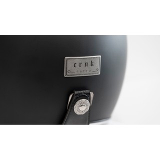 CRNK Sports Motorcycle Helmet Open Face Jet Black Model (5)