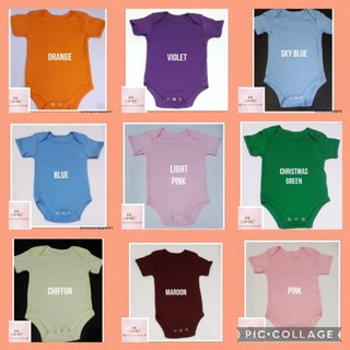 Plain colored Baby Onesies ( 0-12 mos) Other Colors