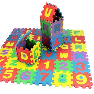 BK✿36Pcs/Set Child Kids Novelty Alphabet Number EVA Foam Puzzle Learning Mats Toy
