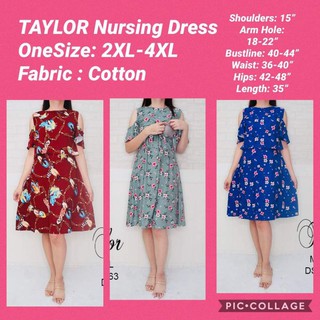 2XL-4XL Maternity/Nursing/Breastfeeding Dresses