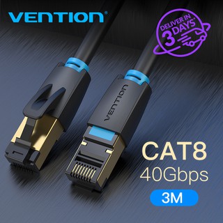ORIGINAL Vention Cat8 Ethernet Cable SSTP 40Gbps Super Speed RJ45 connector Network Cable IKA