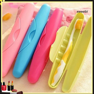 SWTB_Portable Toothbrush Case Box Plastic Travel Tooth Brush Cover Sealed Holder