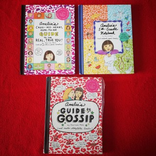 Amelia Books by Marissa Moss: Amelia's 5th Frade Notebook, Amelia's Guide to Gossip, and 1 More