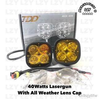 ✤❄【Happy shopping】 Original TDD 1pair 40Watts LED Laser Gun with all weather lens cover 4624