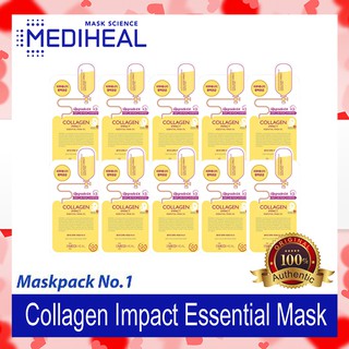 ♥[Mediheal]♥ COLLAGEN Impact Essential Mask Sheet * 10PC