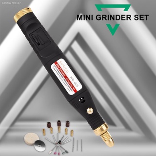 ❀18000rpm Adjust Electric Grinder Mini Drill Rotary Tools Grinding Machine USB Engraving Pen with 10