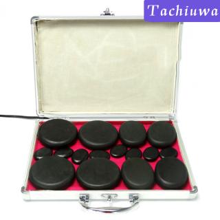 [TACHIUWA] Spa Massage Hot Stone Heater, Professional Hot Stone Warmer Box Case, Portable Spa Rock H