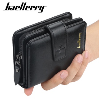 New Business Men Wallets Zipper Card Holder High Quality Male Purse New PU Leather Vintage Coin Hold