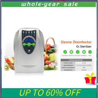 [In Stock]Household O-zone Machine Air and Water Ozonizer Air Purifier Vegetable Fruit Home Deo-dorizer O-zone Machine