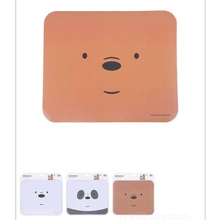 Miniso x We Bare Bears Mouse Pad Square and Round Mouse Pad (5)