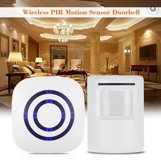 ☀ Wireless PIR Motion Sensor Doorbell 38 Chimes Volume Adjustment Long Transmission Range