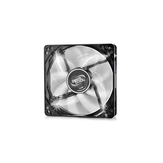 Deepcool Wind Blade 120mm Chassis Fan White Led, Semi-transparent black fan frame with 4 blue LED. (4)