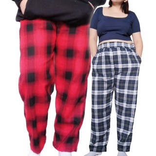 Plus Size Women's Twish Checkered Plaid Pants Men's Pranela Pajama Unisex