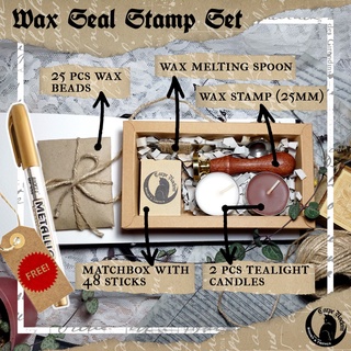 【Ready Stock】♗◕✻Wax Seal Stamp Set - Majica Collection