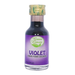 Food Coloring❧Green Leaves Violet Liquid Food Color 30ml