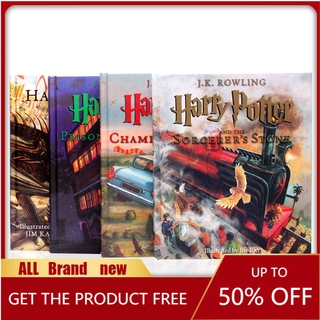 NEW Harry Potter: The Illustrated Collection (Boxed Set: Book 1-4), Individual Book 1-4