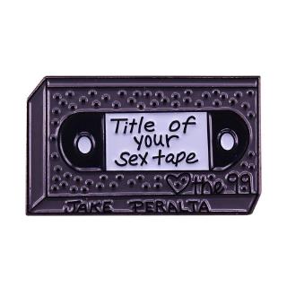 Brooklyn Nine-Nine tape enamel pin funny quote badge tv fans gift (1)