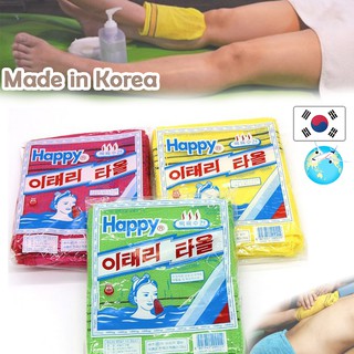Korean Bath Towel Washcloth Named Italy Towel 20pcs/Pack Body Scrub Genuine Exfoliating Bath Mitten Remove Dead Skin Green Yellow Red
